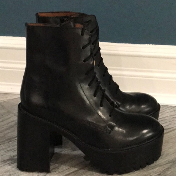 NEW Free People High Point Platform Boots 39 40 41 - Picture 4 of 7